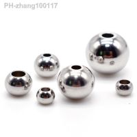 50Pcs/lot Stainless Steel Round Spacer Bead 3 4 5 6 8mm Solid Rondelle Charm Loose Beads for DIY Jewelry Making Finding Supplier