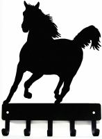 Horse #4 Key Rack Hanger - Small 6 inch Wide