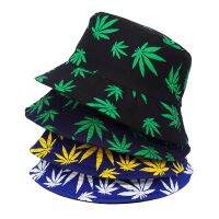 Hats Men Buckets Caps Weed Print Hat Ladies 2023