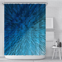 New Home Bathroom Products Creative Digital Printing Waterproof Shower Curtain Home Decoration Sunshade Living Room Curtains