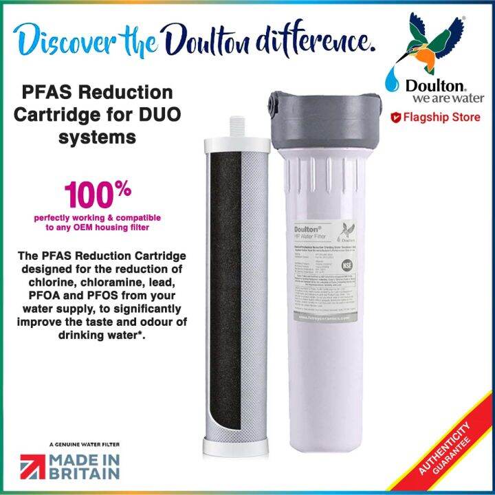 Doulton HIP + PFAS Reduction Carbon Filter Water Treatment System
