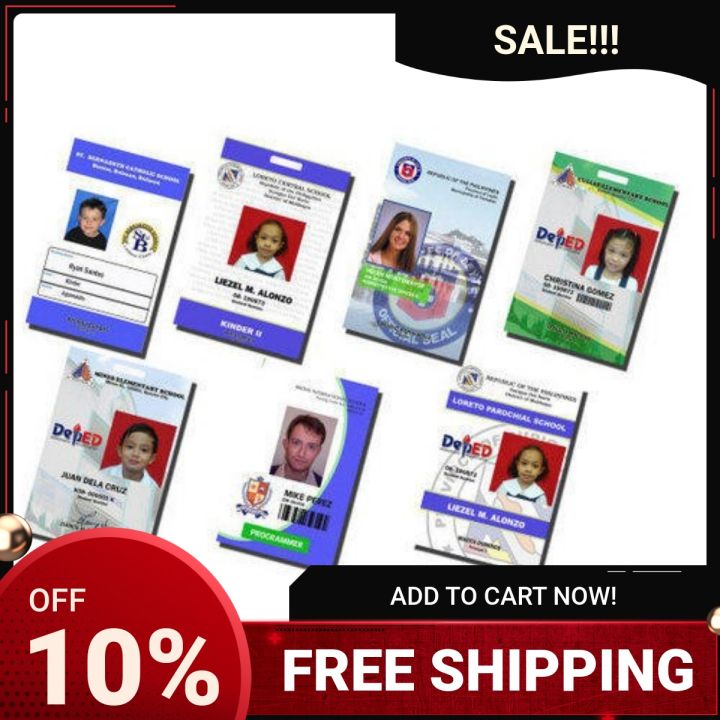 Personalized pvc id card printing services lazada ph