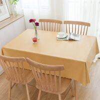 [COD] Fast delivery 6-person tablecloth wash-free home pvc simple dining desk coffee cloth net red