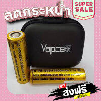 จัดส่งฟรี ส่งไว Vapcell Battery INR18650 3600mAh 35A แพค2ก้อน ของแท้? พร้อมกระเป๋าใส่ถ่าน เก็บปลายทาง ส่งจากกรุงเทพ