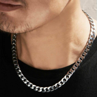 สร้อยคอลายโซ่ผู้ชาย Chin Necklce for Men （12-01-1）