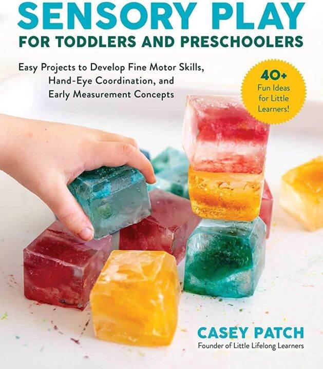 หนังสือ-กิจกรรม-sensory-play-for-toddlers-and-preschoolers-by-casey-patch-author-paperback-may-5-2020