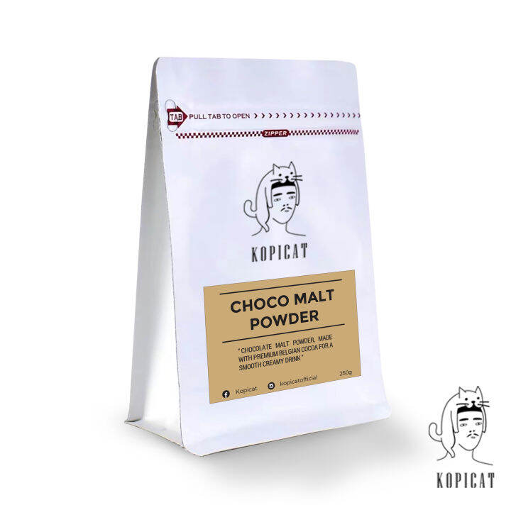 Chocolate Malt Powder 250g by Kopicat Lazada