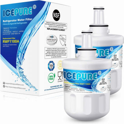 ‎ICEPURE ICEPURE DA29-00003G Refrigerator Water Filter Replacement for Samsung DA29-00003B DA29-00003A DA29-00003D, Aqua-Pure Plus HAFCU1 RSG257AARS RFG237AARS RFG297AARS RS22HDHPNSR WF289 WSS-1 RWF1100A 2PACK