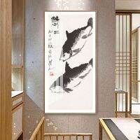 หมึกจีนที่ทันสมัย Qi Baishi บัวพิมพ์ที่มีชื่อเสียงผ้าใบวาดภาพภาพสำหรับห้องนั่งเล่นโปสเตอร์และภาพพิมพ์ศิลปะบนผนังไร้กรอบผ้าใบพิมพ์1ชิ้นกรอบไม้ด้านในหรือไร้กรอบ (ขนาดภาพสามารถปรับแต่งได้)