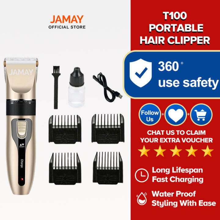 JAMAY T100 Professional Pet Hair Clipper Grooming Kit Animal Pet Shaver