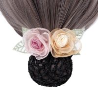 Korean version of camellia hair clip hotel nurse temperament elegant professional hair accessories for women