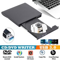 (Willie Samuel) Usb 3.0 Slim External Dvd Rw Cd Writer Drive Burner Reader Player ออปติคัลไดรฟ์สำหรับแล็ปท็อปพีซี Dvd Burner Dvd Portatil