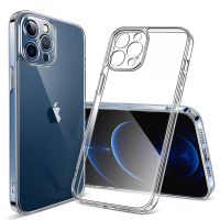 ▼❀ Clear Phone Case For iPhone 12 13 Pro Max Mini Case Silicone Soft Cover For iPhone 11 14 Pro XS Max XR X 8 7 6s Plus Back Cover