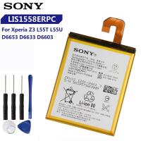 LIS1558ERPC แบตเตอรี่ Sony Xperia Z3 D6653 D6633 L55T L55U D6603ของแท้แบตเตอรี่3100MAh