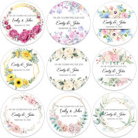 【cw】Event Party Personalized Labels Stickers Customized Name Text Sticker Birthday Baptism Henna Day Bar Mitzvah Wedding Party Decor ！