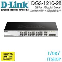 D-Link DGS-1210-28 28 Port Gigabit Smart Switch with 4 Gigabit SFP/ivoryitshop