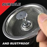 Stainless Steel Sink Strainer Floor drain sewer slag screen Heavy Duty Sink Replacement Filter For Kitchen Drain Water filter Traps Drains