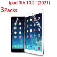 [HOT DOLXIOWEOH 539] 3แพ็ค PET Soft Film สำหรับ Apple iPad 10.2 2021 9th Generation ป้องกันหน้าจอป้องกันฟิล์ม A2603 A2604แท็บเล็ตฟิล์ม