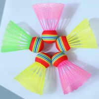 【CW】 8Pcs Colorful Badminton Durable Household Outdoors Sport Training Shuttlecock Outdoor Accessories