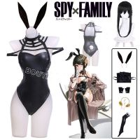 2019ชุดเดรสคอสเพลย์ วิกผมเซ็กซี่ หนัง ลายการ์ตูนอนิเมะ SPY X FAMILY Yor Forger Bunny สีดํา สําหรับเด็กผู้หญิง2023