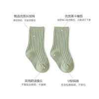 【cw】21 Spring and Autumn New Baby Socks Combed Cotton Double Needle Men and Women Kids Socks Newborn Babys Socks Loose Mouth Not Tight 【hot】