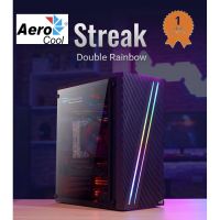 สินค้าขายดี!!! Computer case AeroCool Streak RGB (Black) มีพัดลมขนาด 80mm ให้ด้านหลัง 1 ตัว ประกัน 1 ปี ที่ชาร์จ แท็บเล็ต ไร้สาย เสียง หูฟัง เคส ลำโพง Wireless Bluetooth โทรศัพท์ USB ปลั๊ก เมาท์ HDMI .