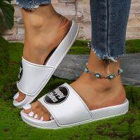 Happyslides new fashion women white summer non-slip soft slipper