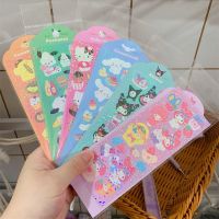 ❍☍♧ Cute Sanrio Laser Sticker Korean Girl Heart Sticker Big Ear Dog Melody Kuromi Hand Account Sticker DIY Toy Kawaii Gift