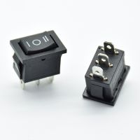 5PCS/lot 21 x 15 x 21mm black SPDT On/Off/On AC 6A/250V 10A/125V 3 Pin Boat Rocker Switch Third Gear 3 Position