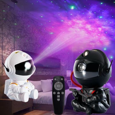 Starry Sky Galaxy Stars Projector Night Light Astronaut Projector LED Lamp for Kids Bedroom Decoration Christmas Projector Light Night Lights