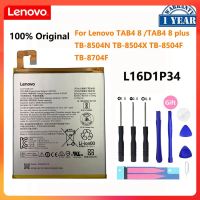100% Original 4850MAh L16D1P34แบตเตอรี่สำหรับ Lenovo TAB4 8 TB-8504N TB-8504X TB-8504F TAB4 8 Plus TB-8704F แบตเตอรี่ bateria
