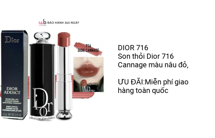 DIOR Addict Shine Lipstick Refill 716 DIOR Cannage at John Lewis  Partners