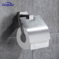 304 Stainless Steel Toilet Paper Holder  Bathroom hardware Roll Paper Holders With Cover Toilet Roll Holders