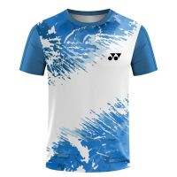 2023 Summer Ultra-Thin Breathable Men Sweatshirt T-shirt Running Female Badminton Short Sleeve Speed Dry Boys Loose T-shirt