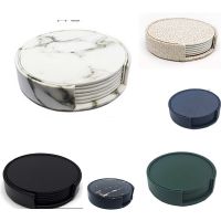 【CW】 Mug Placemat Resistant Silicone Non-slip Table Coaster Set