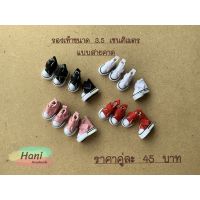 รองเท้าตุ๊กตาแบบสายคาด ขนาด 3.5 เซนติเมตรพร้อมส่ง