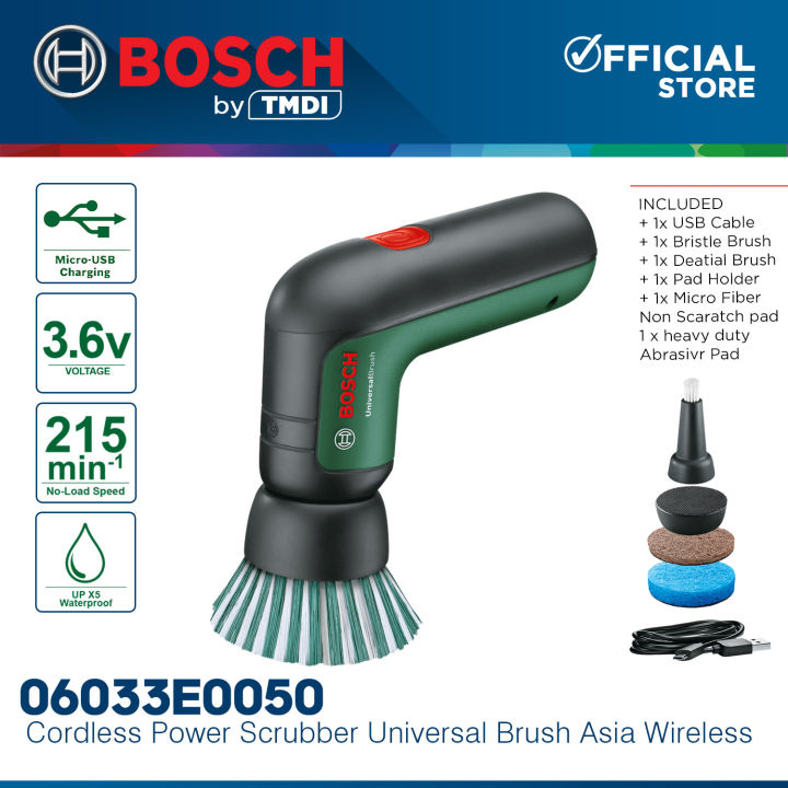 Bosch Cordless Electric Cleaning Brush Universal Brush 3.6 V USB