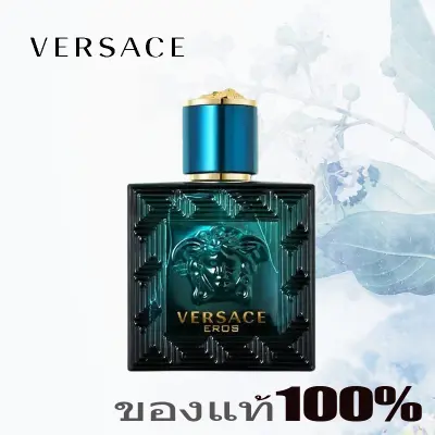 VERSACE Eros Man Perfume 100ml Eau De Toilette EDT Fragrance for Men น้ำหอมสำหรับผู้ชาย กลิ่นหอมติดทนนาน น้ำหอม Versace Eros