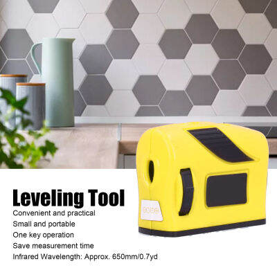 เครื่องมือวัดระดับลำแสงสีแดง One Key Operation Small Portable Measuring Tool for Floor Layout