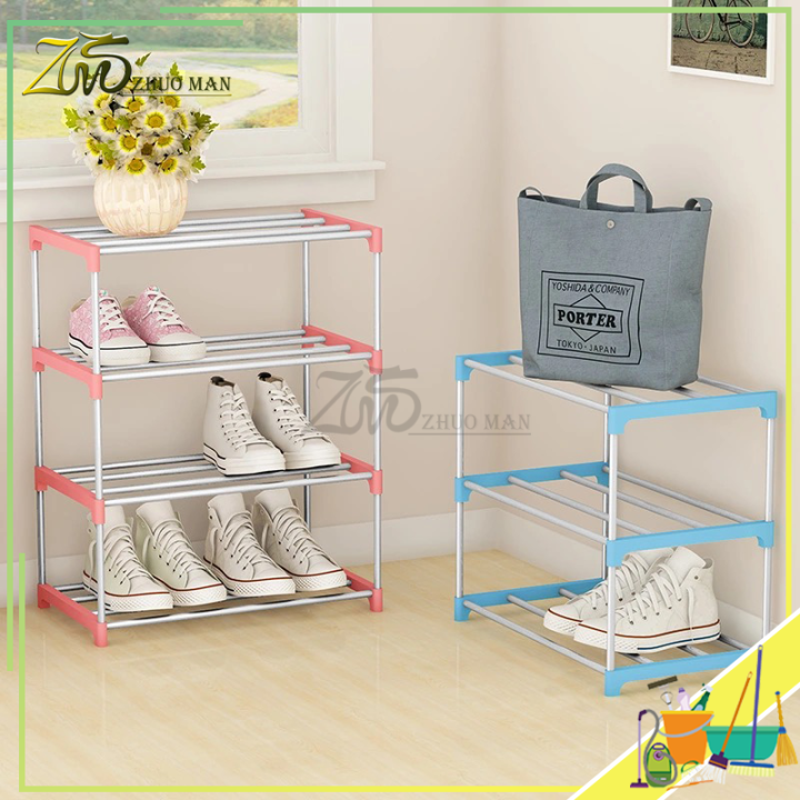 ชั้นวางรองเท้าสแตนเลส-ชั้นวางรองเท้า-ที่วางรองเท้า-stainless-shoe-rack-ที่วางรองเท้า-มีให้เลือก-3-4-ชั้น-3-สี