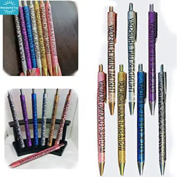 7PCS Funny Pens: Swear Words Daily Pen Kit