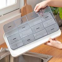 【CW】 Plastic Drain Rack Dish Cup Drainer Dryer Tray Sink Dinnerware Drying Worktop Organizer Filter Shelf