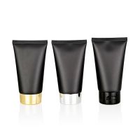 HOT JKCXLLAQESS 531[HOT SHEJIQWQESS 531] 150Ml Matte Black Squeeze Bottle Empty 150G Cosmetic Frost Plastic Soft Tube Makeup Cream Body Lotion Refillable Containers