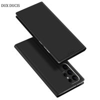 Original DUX DUCIS สำหรับ Samsung Galaxy A14 5G/S23/Ultra/Plus/A04S/A53 5G/A73 5G/A13/A23 5G/A33 5G/A22/M32/M22/A52s/A03S/A32(4G &amp; 5G)/A52/A72พรีเมี่ยมธุรกิจกระเป๋าเงินแบบกลับด้านได้ป้องกันกรณี