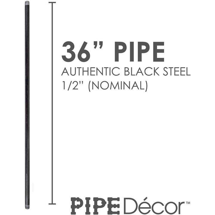 Black Iron Pipe 36 Inches 1/2 Lazada PH