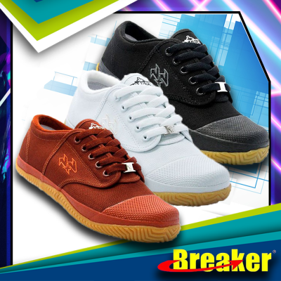 รองเท้าผ้าใบฟุตซอลนักเรียน รองเท้าผ้าใบฟุตซอลนักเรียน Breaker รุ่น BK-4