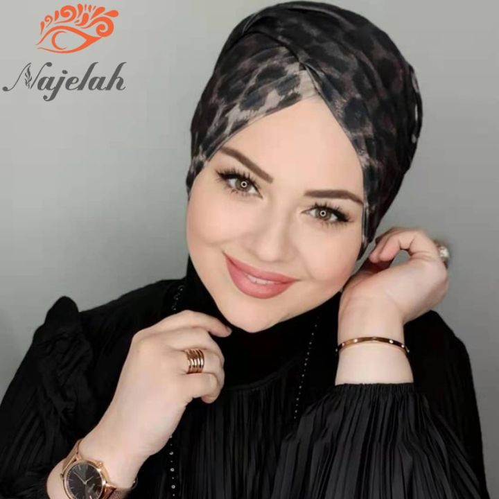 Islamic Black White Modal Hijab Abaya Hijabs For Woman Abayas Jersey Scarf Muslim Dress Women