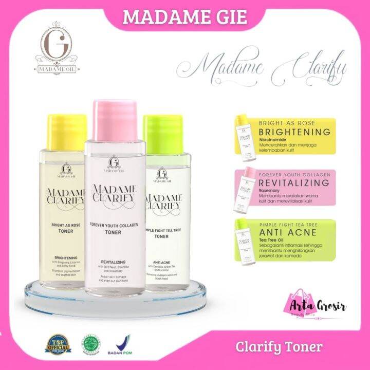 Madame Gie Madame Misty MakeUp Face Mist Setting Spray Lazada Indonesia