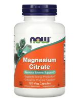 NOW Foods, Magnesium Citrate, 120 Veg Capsules