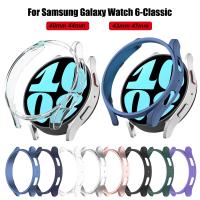 เคสกลวงสำหรับนาฬิกา Samsung Galaxy Watch 6 40มม. 44มม. กรอบ PC กันชนป้องกันสำหรับ Watch 6คลาสสิก43มม. 47มม.